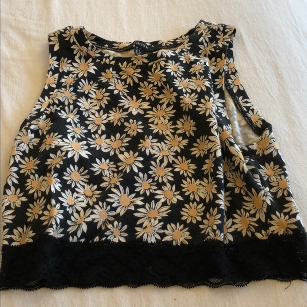 Sunflower crop top